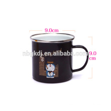 jumbo enamel promotional mugs with SS rim